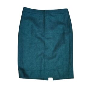 J.Crew women's size 4 No. 2 Forest green pencil skirt